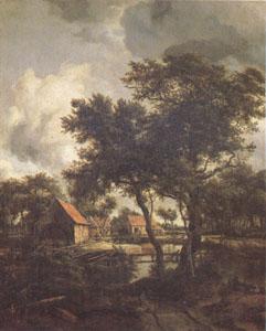 Meindert Hobbema The Water Mill (mk05) oil painting picture